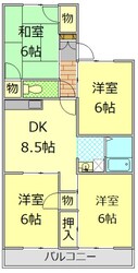 富士岡駅 徒歩5分 1階の物件間取画像